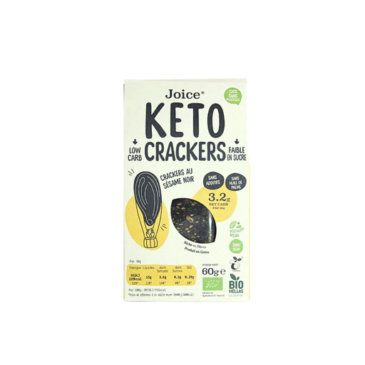 Crackers KETO bio - Sésame noir, Joice