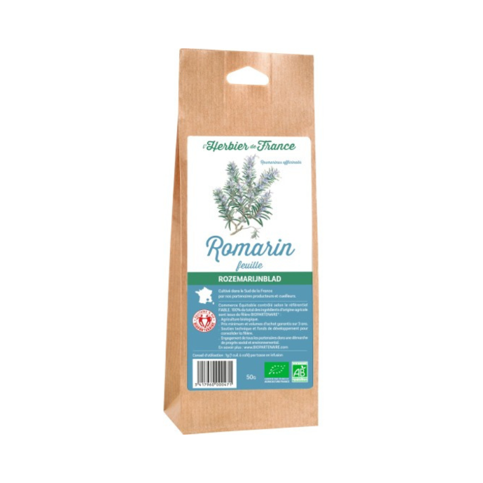 Feuilles de romarin, L'herbier de France