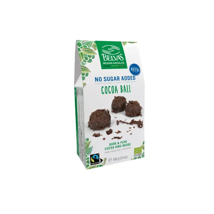 Cocoa balls sans sucre ajouté, Belvas