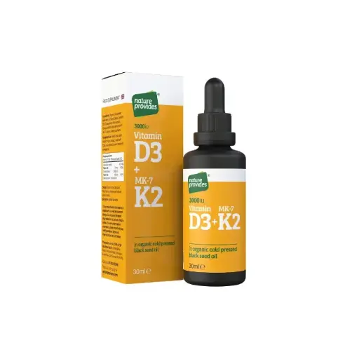Vitamine D3+K2, Nature Provides