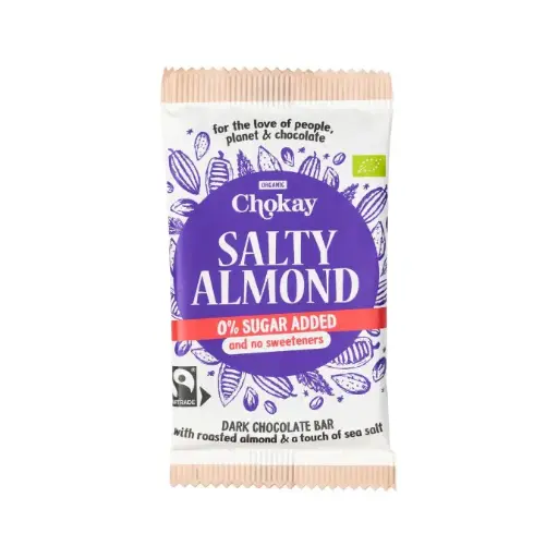 Chocolat noir bio aux amandes et sel de mer, Chokay