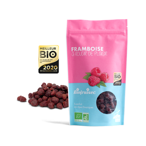 Framboises séchées bio, Biofrui
