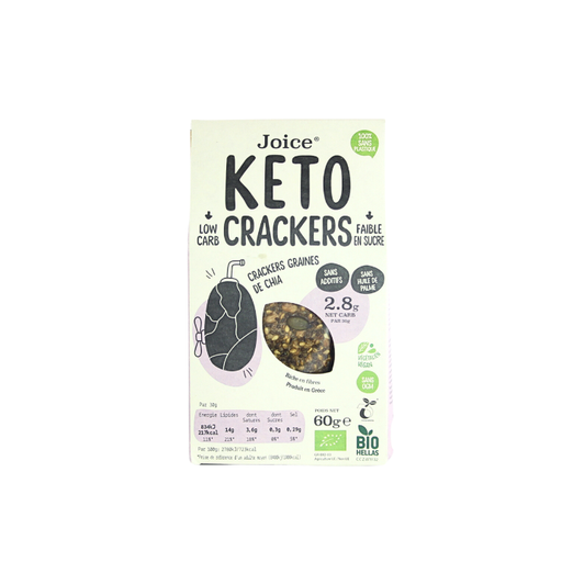 Crackers KETO bio – Graines de Chia, Joice