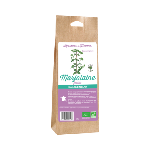 Feuilles de marjolaine, L'herbier de France